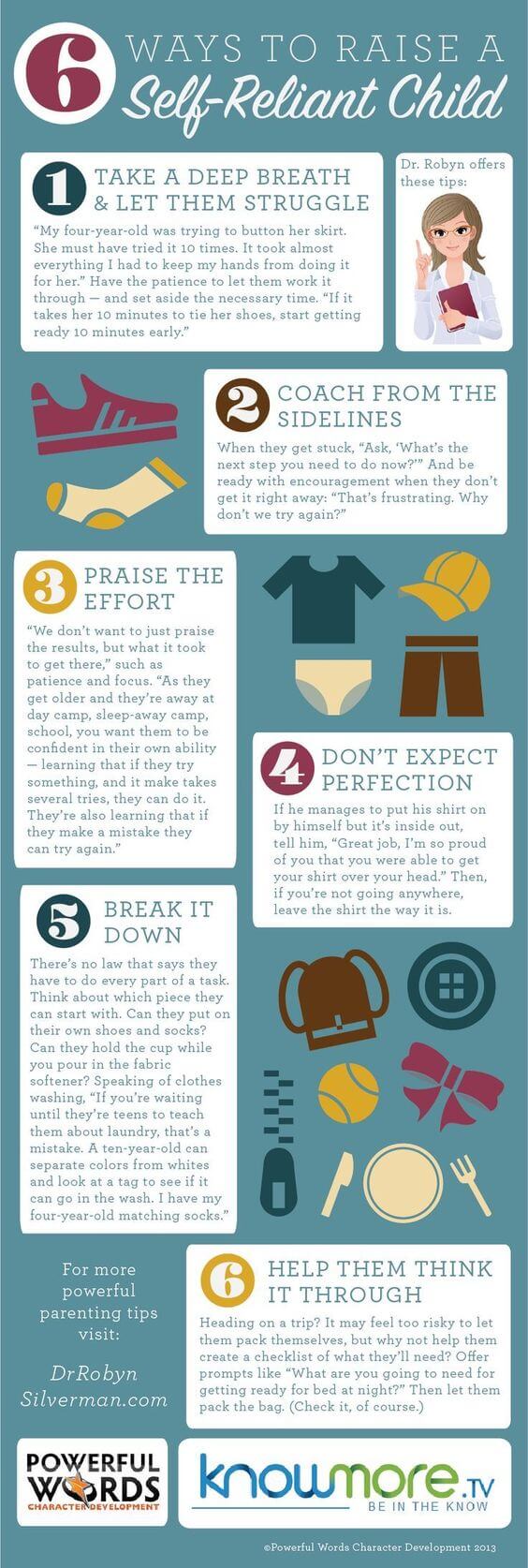 6 Ways to Raise a Self-reliant Child